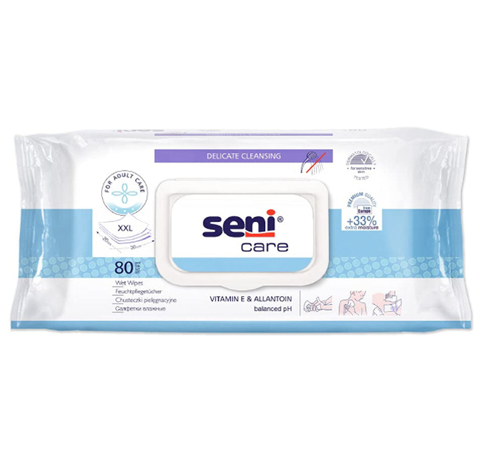 Seni Care Wet Wipes  80 Pcs. 1 Pack - Chennai Diapers