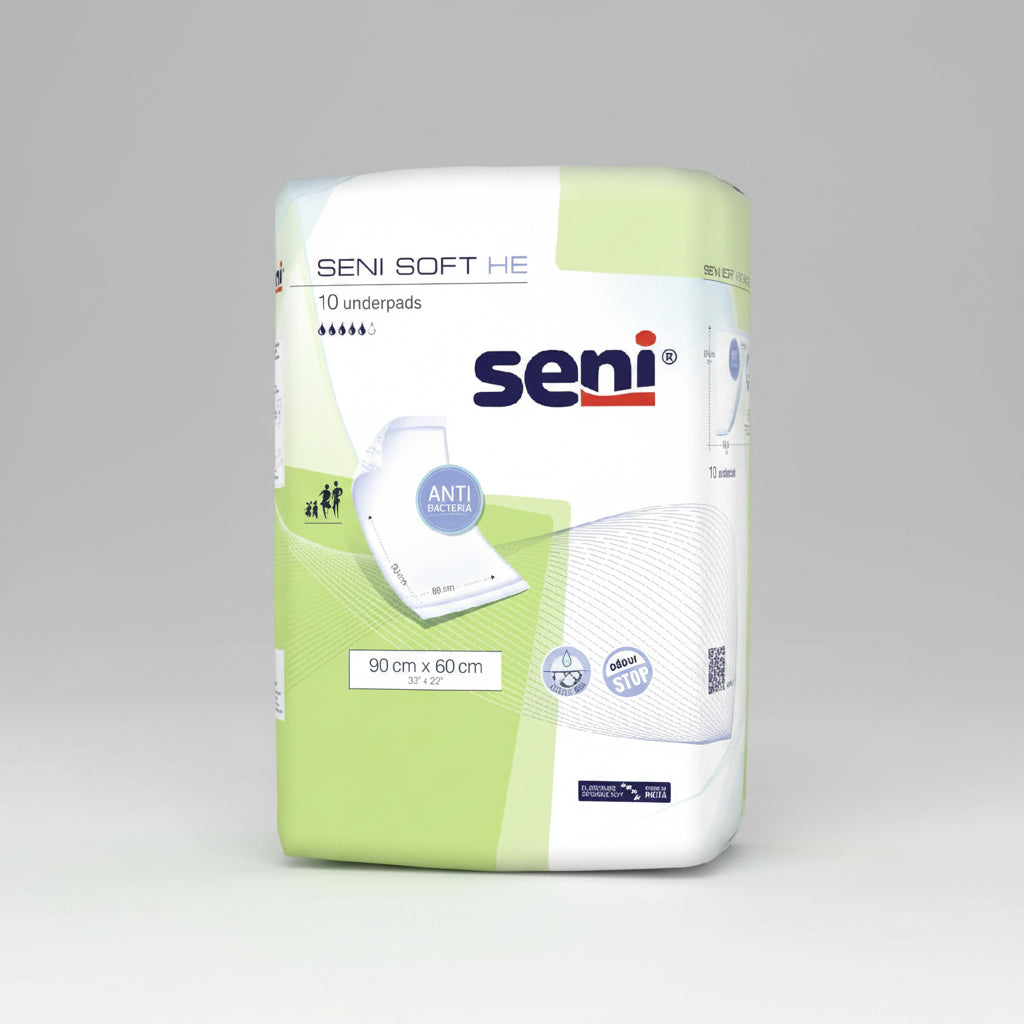 Seni Soft He Underpads 90X60 cm-10 Pieces - Chennai Diapers